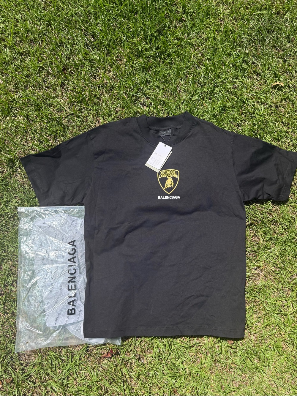 Balenciaga x Lamborghini Black Tee